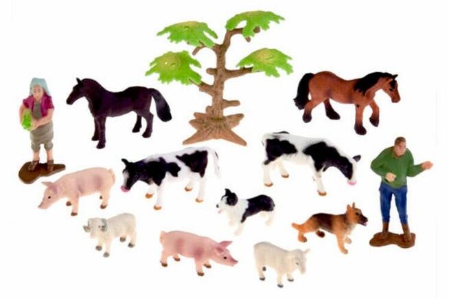 ZESTAW FARMA GOSPODARSTWO ZWIERZĘTA ZABAWKA DLA DZIECI