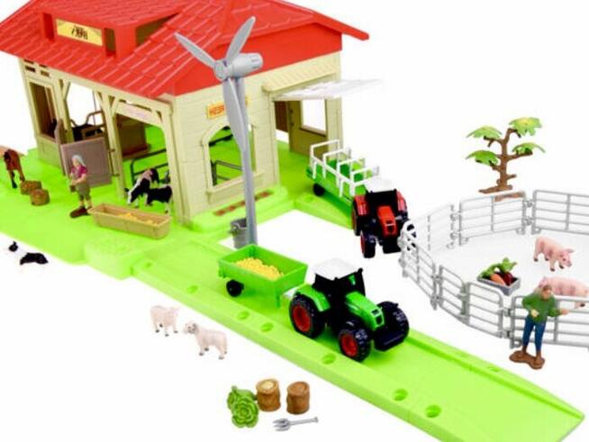 ZESTAW FARMA GOSPODARSTWO ZWIERZĘTA ZABAWKA DLA DZIECI