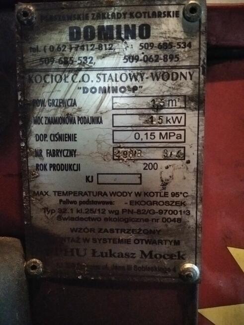 Sprzedam piec marki Domino na części