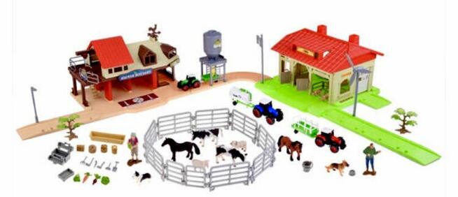 ZESTAW FARMA GOSPODARSTWO ZWIERZĘTA ZABAWKA DLA DZIECI