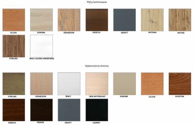 Stół Modena 1 + 6 krzeseł Milano 1- sellmeble