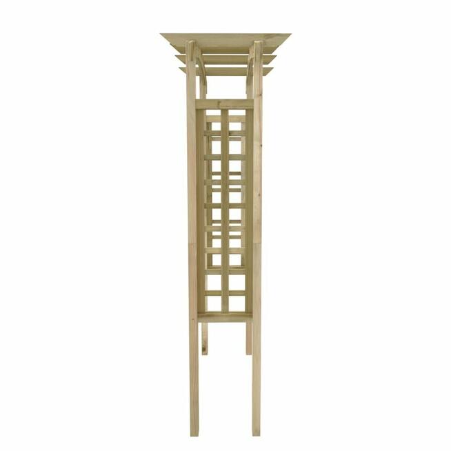 vidaXL Pergola w kształcie łuku, 150 x 60 x 210 cm, drewno