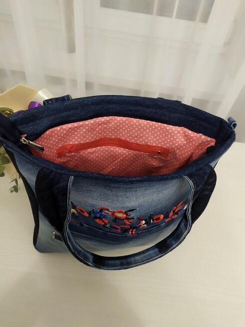 Torebka jeansowa