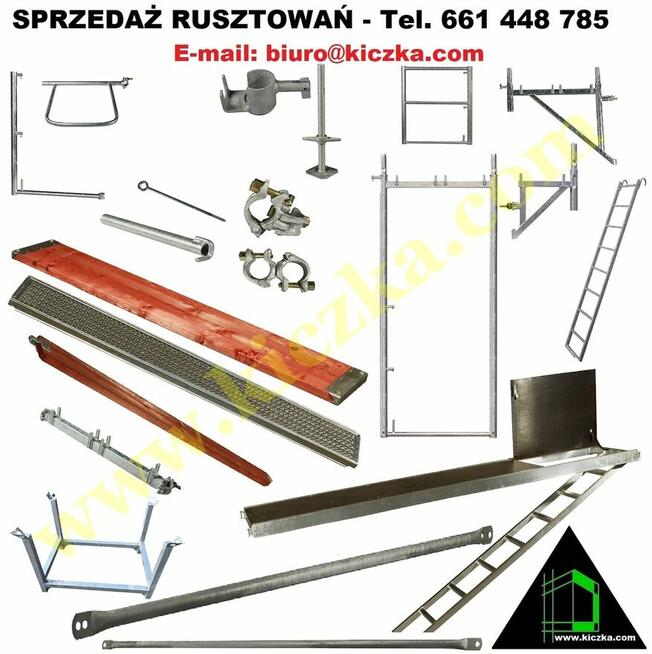 RUSZTOWANIA Elewacyjne Rusztowanie Fasadowe 150m2 -HURTOWNIA