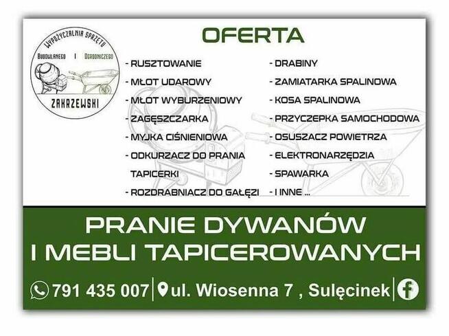 Wypożyczalnia sprzętu budowlanego i ogrodniczego Zakrzewski