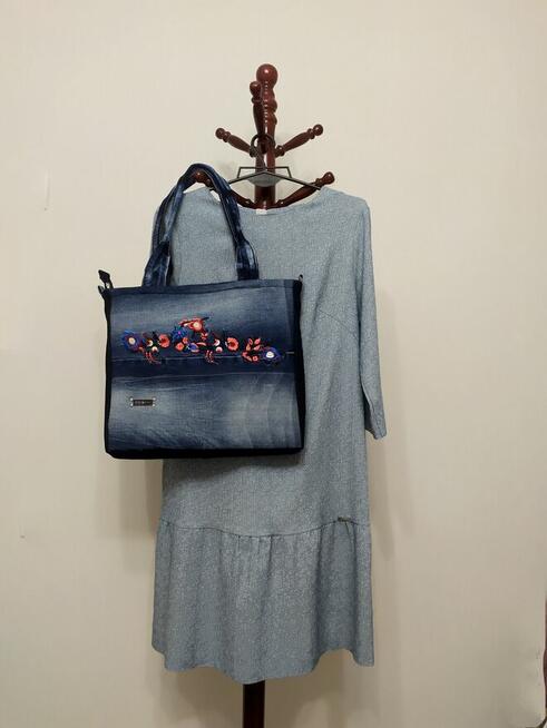 Torebka jeansowa