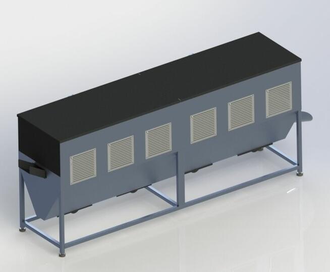 Przesiewacz bębnowy i stół wibracyjny do granulatu