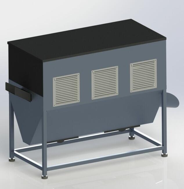 Przesiewacz bębnowy i stół wibracyjny do granulatu