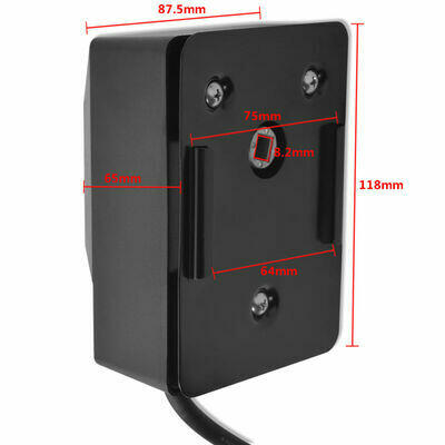 vidaXL Silnik do rożna, BBQ 4 W, stal nierdzewna, czarny