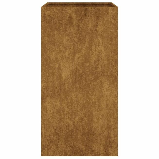 vidaXL Donica, 40x40x80 cm, stal kortenowska