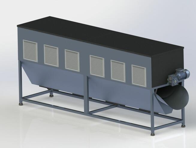 Przesiewacz bębnowy i stół wibracyjny do granulatu