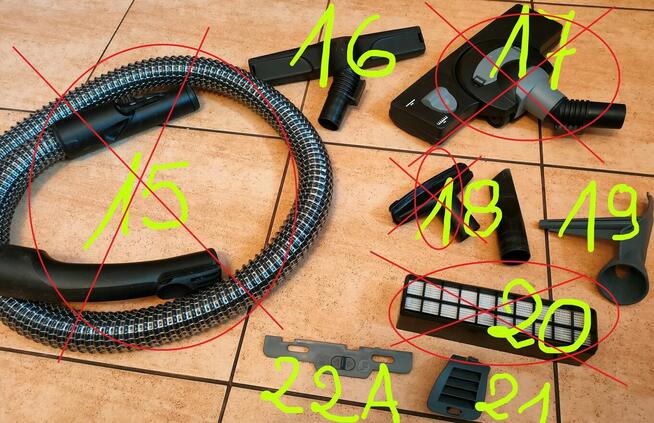 Zelmer Aquos ZVC 722ZK TYP.829.5SK / CZĘŚCI!!!