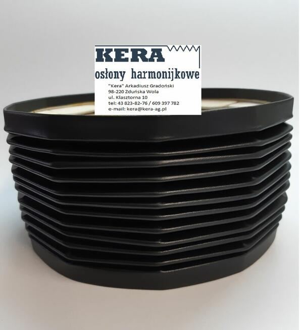 Osłony harmonijkowe o przekroju zamkniętym