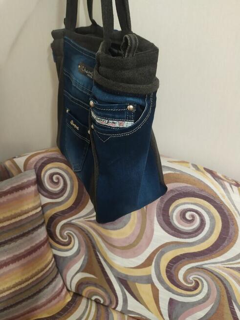 Torebka jeansowa