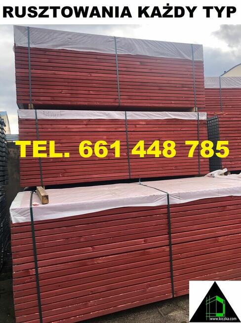 RUSZTOWANIA Typ Pletac Podesty Drewniane 3m -215m2-HURTOWNIA