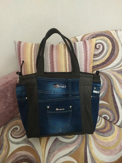 Torebka jeansowa