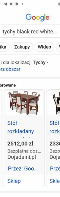 Stół i 6 krzeseł w b dobrym stanie