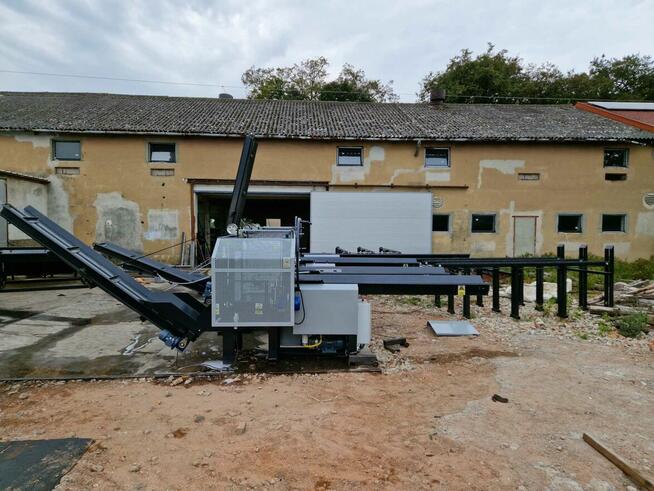 Piło łuparki, podajniki kłód, systemy tartaczny.