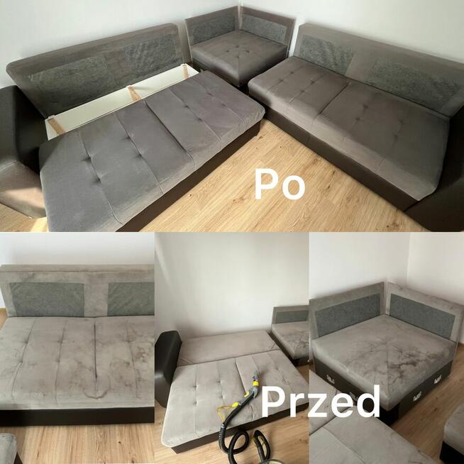 Pranie tapicerki meblowej, tapicerki samochodowej