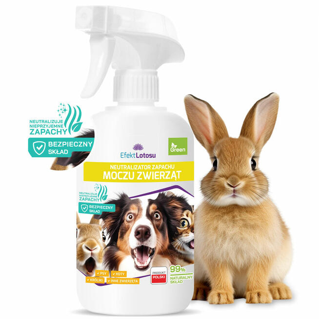 Neutralizator Zapachu Moczu Zwierząt EfektLotosu 500ml