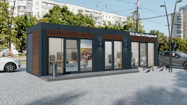 Kontener/Pawilon Biurowy - Producent Kontenerów i Pawilonów