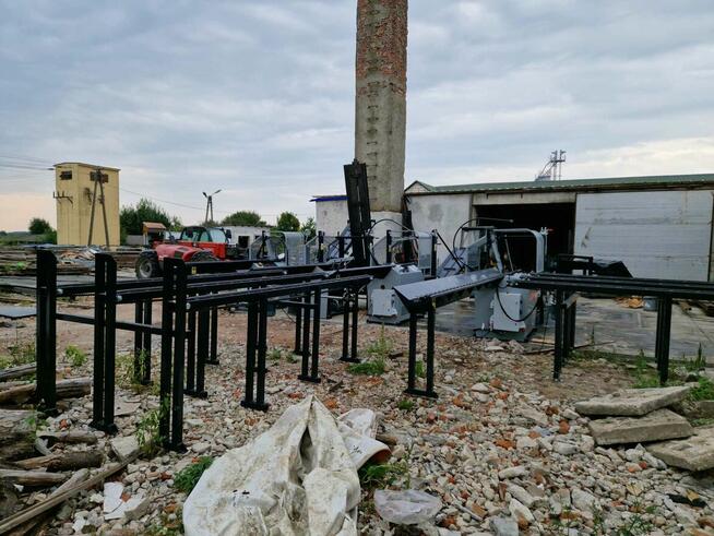 Piło łuparki, podajniki kłód, systemy tartaczny.