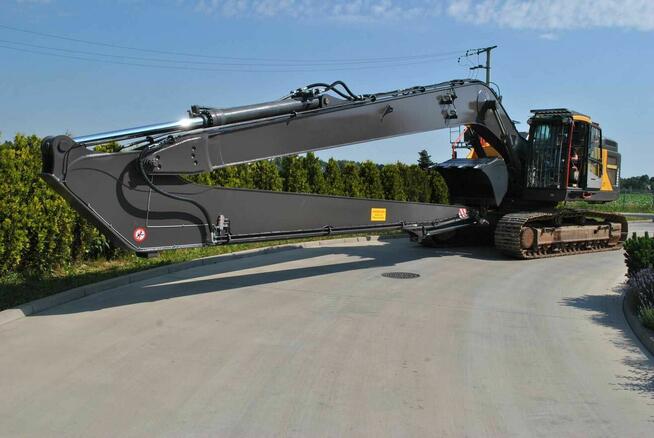 Wysięg Long Reach, długie ramie do koparek CAT, VOLVO itp