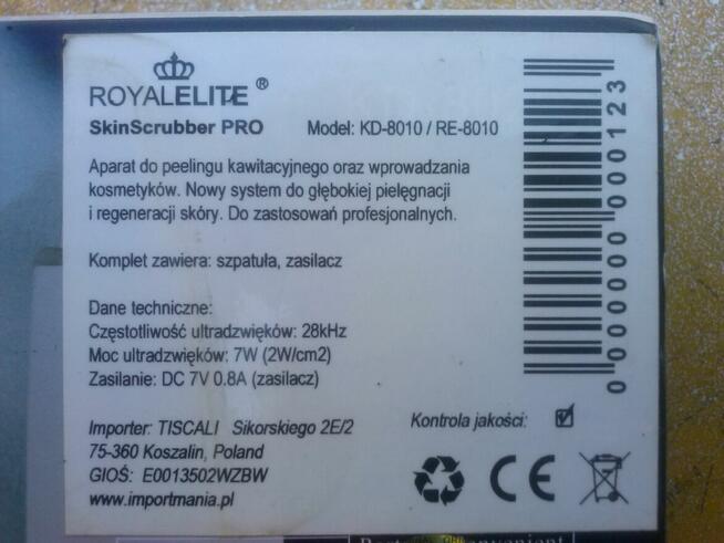 Aparat do peelingu kawitacyjnego, nowy, 80,00 zł.