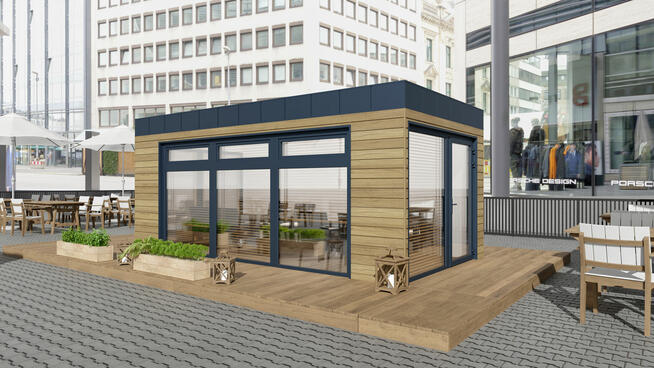 Biurowy Pawilon Gastronomiczny - Producent Kontenerów