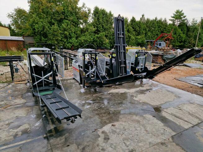 Piło łuparki, podajniki kłód, systemy tartaczny.