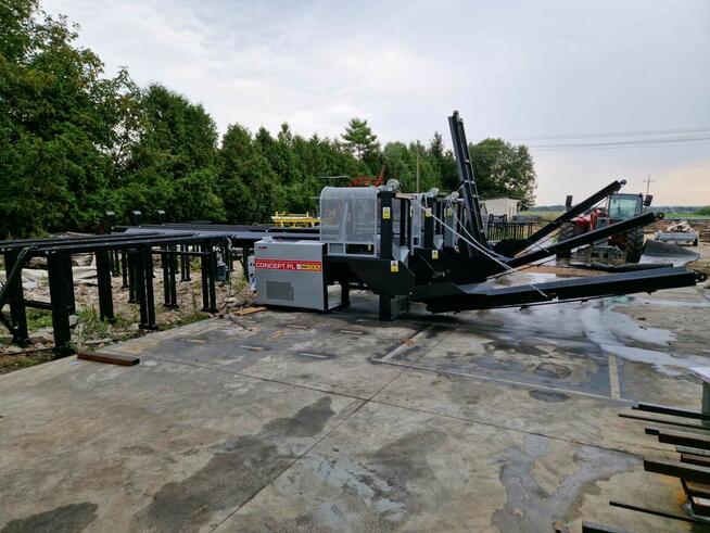 Piło łuparki, podajniki kłód, systemy tartaczny.