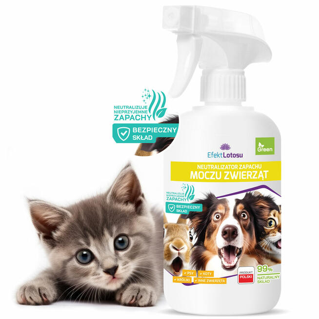 Neutralizator Zapachu Moczu Zwierząt EfektLotosu 500ml