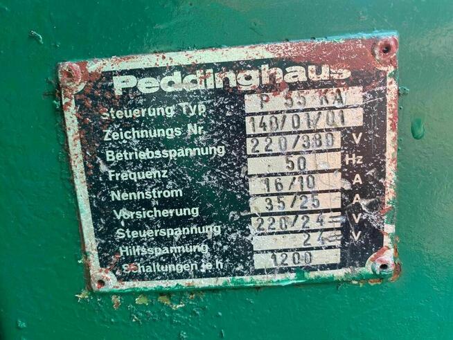 PEDDINGHAUS P55 profesjonalna niemiecka giętarka mechaniczna