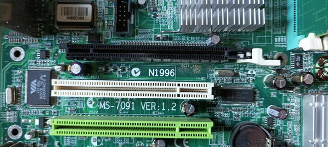 Płyta główna MSI 7091 + Procesor + Pamięć