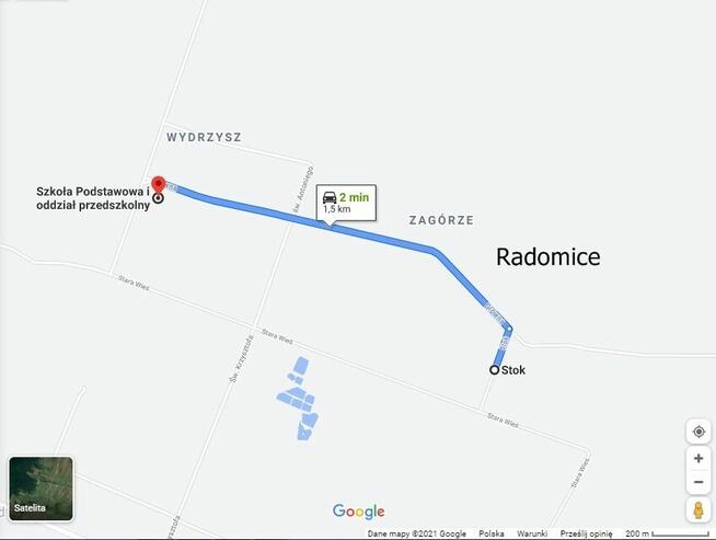 Radomice. Sprzedam działkę budowlaną 1600 mkw