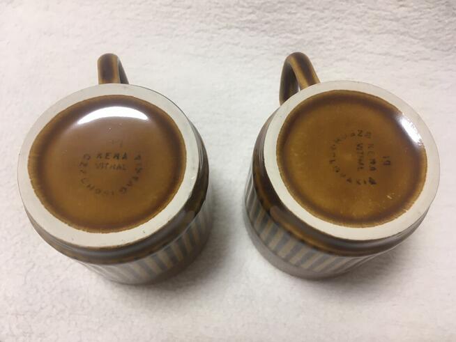 Filiżanki Kera Vital porcelit Czechosłowacja 2 sztuki