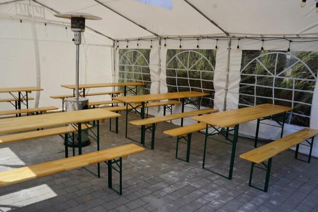 Wynajem Namiot ławo stoły krzesła grill rolbar