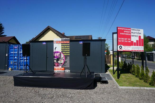 Nagłosnienie światło projektor mikrofon ruchome głowy