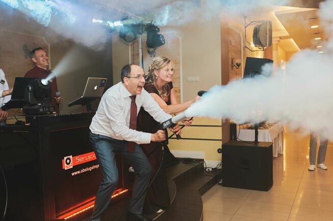 pistolet Top Gun CO2 ciężki dym