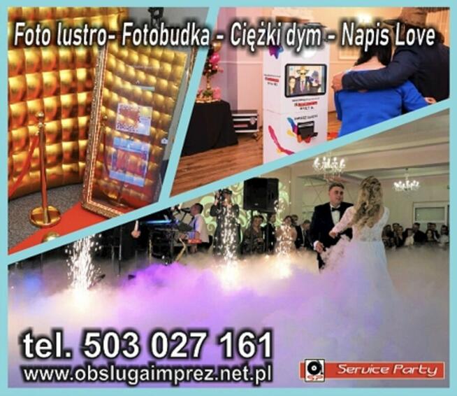 Dekoracja Światłem Czerwony biały dywan love ciężki dym