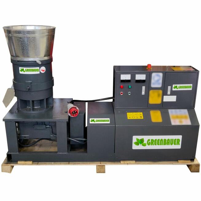 Peleciarka 30kW 3-rolkowa Wolnoobrotowa Znakomita Wydajność