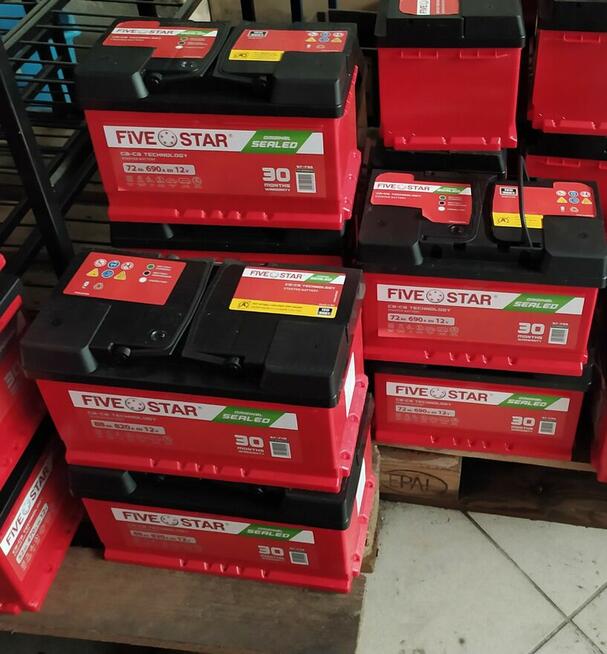 Akumulator FIVE STAR ORIGINAL 75Ah/720A