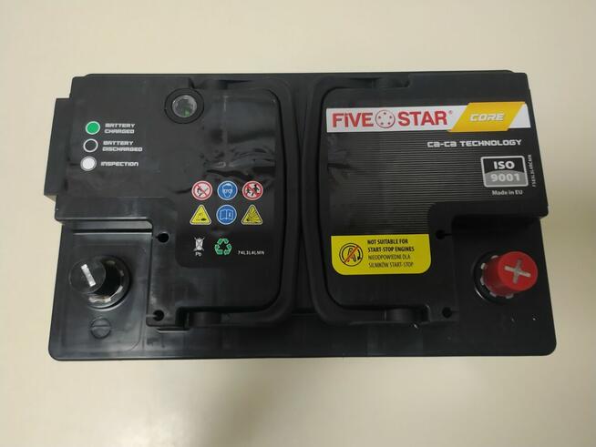 Akumulator FIVE STAR 74Ah/690A