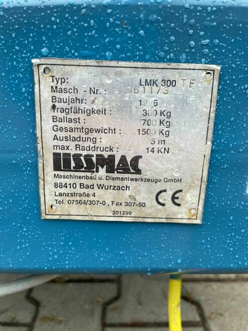 Minidźwig DźwigLISSMAC LMK 300 TFE żuraw wciągarka wyciąg