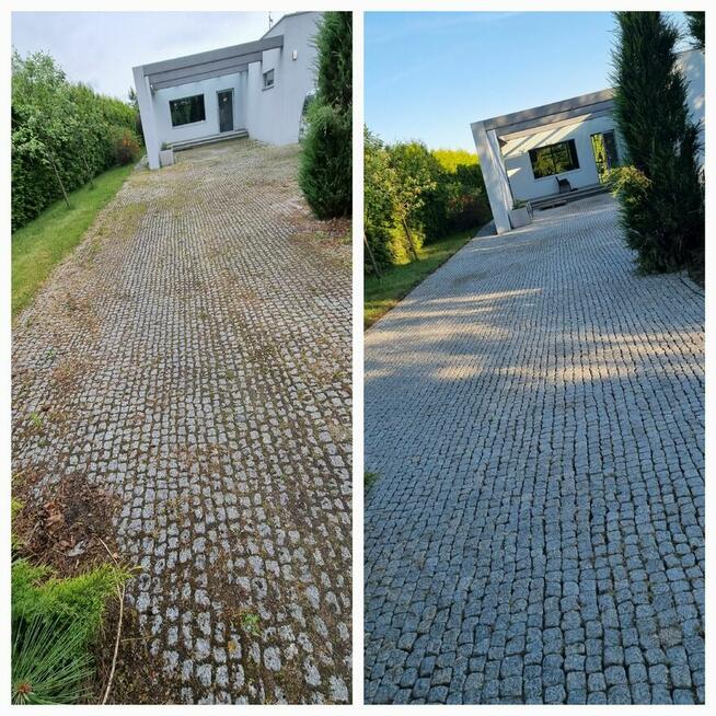 Mycie elewacji i dachów Mycie kostki Sprzatanie pobudowlane