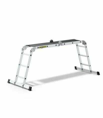 Drabina PRO ALUMINIOWA 4X3 Szczeble 150 KG