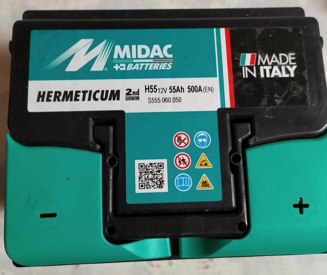 AKUMULATOR MIDAC HERMETICUM 55AH/470A