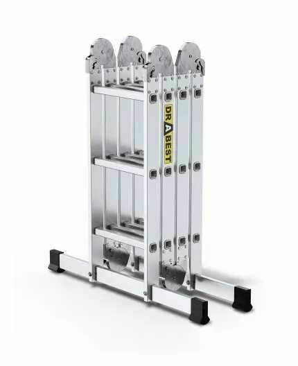 Drabina PRO ALUMINIOWA 4X3 Szczeble 150 KG