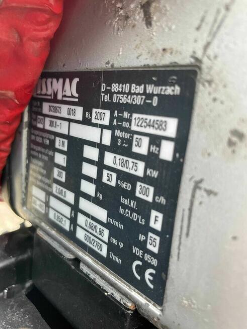 Minidźwig DźwigLISSMAC LMK 300 TFE żuraw wciągarka wyciąg