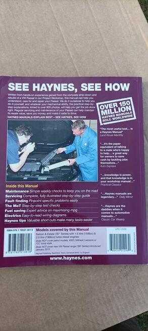 Książka serwisowa Haynes VW Passat 2011 2014